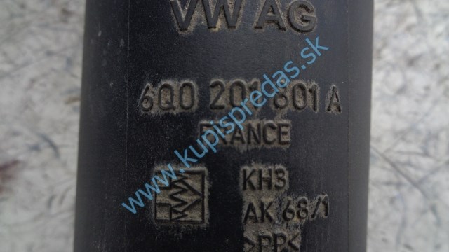 uhlíkový filter na vw volkswagen polo, 6Q0201801A